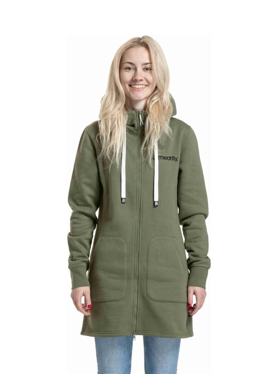 Dámská mikina meatfly clair olivová xs