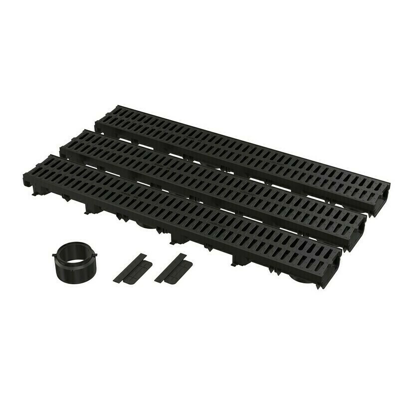 Set garážový Alca AVZ112-G501 Low 3 m (2× čelo , 1× hrdlo DN 110) A15