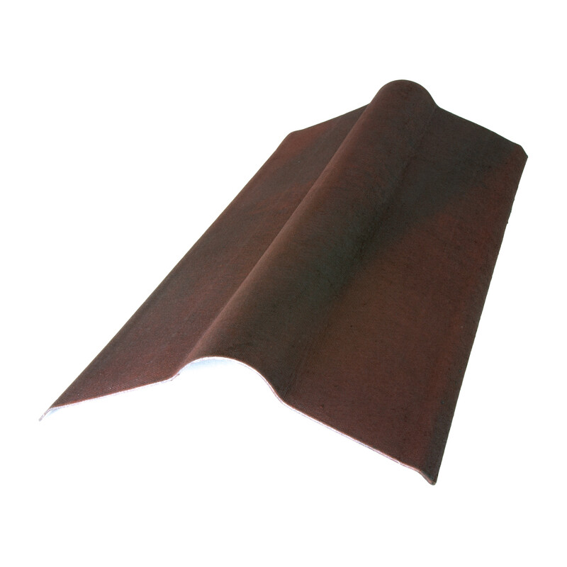 Hřebenáč asfaltový Onduline A100 hnědý 420×1 000 mm