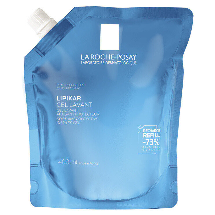 LA ROCHE-POSAY Lipikar Zklidňující Sprchový gel náplň 400 ml