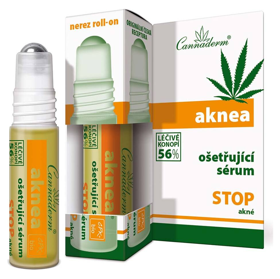 CANNADERM Aknea ošetřující sérum 5 ml, poškozený obal