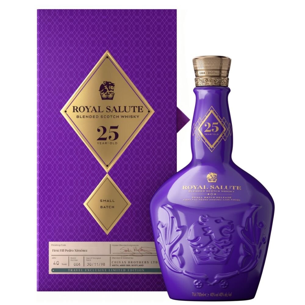 Royal Salute Travel Exclusive Edition 25y 0,7l 40% GB