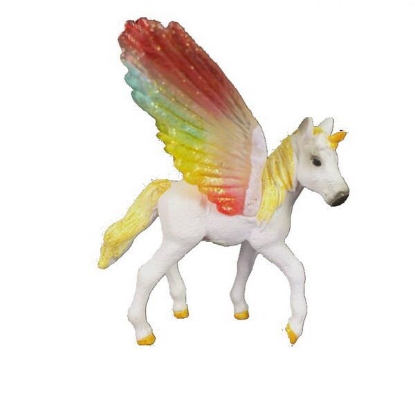 B - Figurka Jednorožec s křídly 9 cm