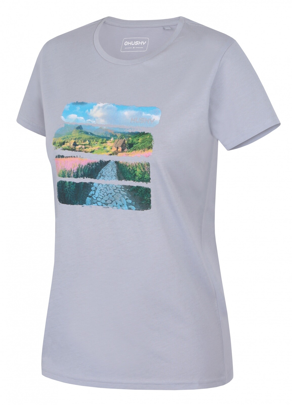 Husky Dámské bavlněné triko Tee Flo L light blue Velikost: L