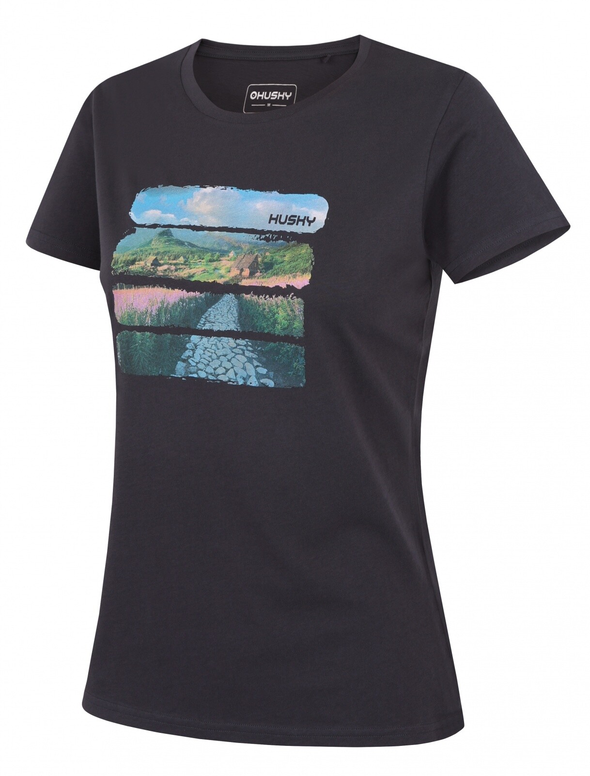 Husky Dámské bavlněné triko Tee Flo L dark grey Velikost: L