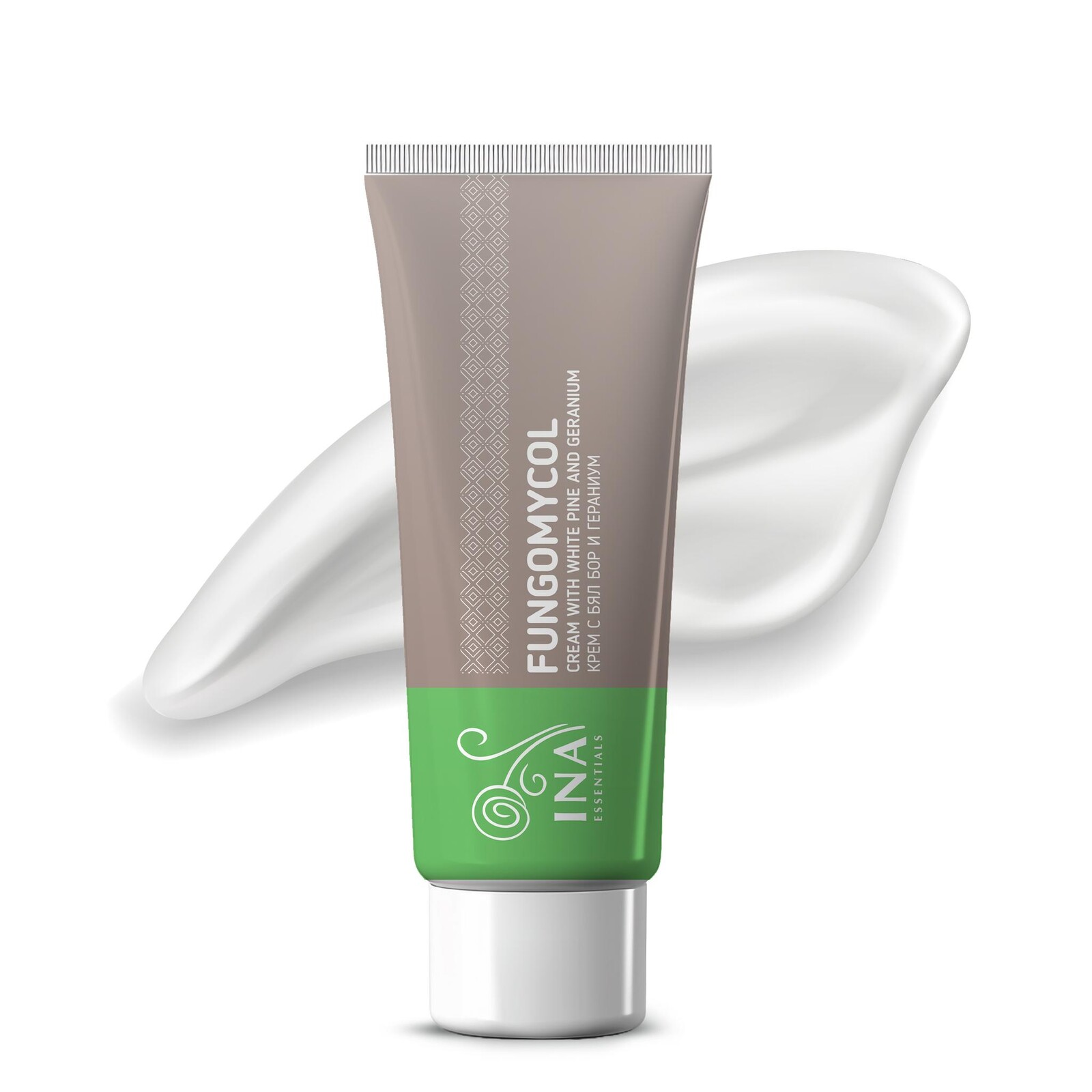 INA ESSENTIALS Krém 2 v 1 na plísně nehtů a suchou, popraskanou pokožku  75 ml