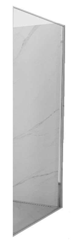 MEXEN Boční stěna pro Exo 90x200 6mm chrom, transparent 810-090-000-01-00