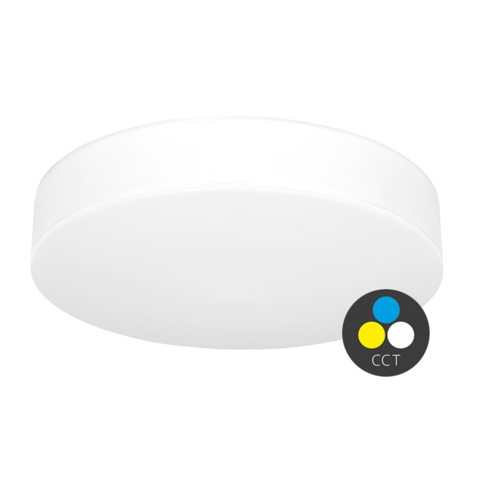 Ecolite LED svítidlo stropní kruh 50W 50cm 4250lm CCT IP44 bílá WML500-CCT/50W/BI