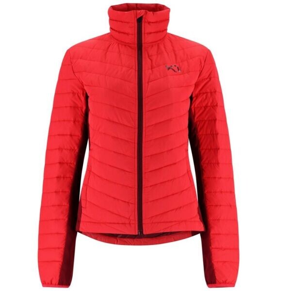 KARI TRAA EVA Dámská péřová izolační bunda, červená, velikost