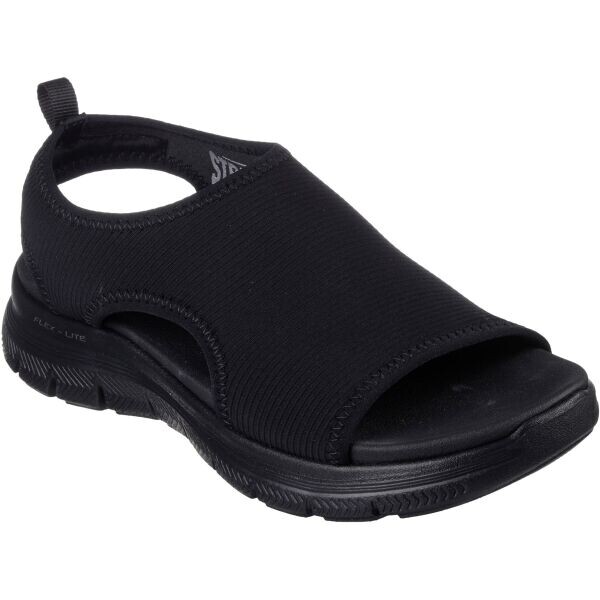 Skechers FLEX APPEAL 4.0 - MOON LINES Dámské sandály, černá, velikost