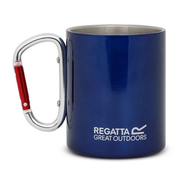 REGATTA OUTDOORS KARABINER HANDLE MUG Hrnek s karabinkou, modrá, velikost