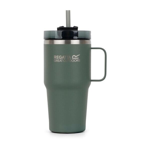 REGATTA OUTDOORS THERMULATE INSULATED MUG 0,6L Termo láhev, zelená, velikost