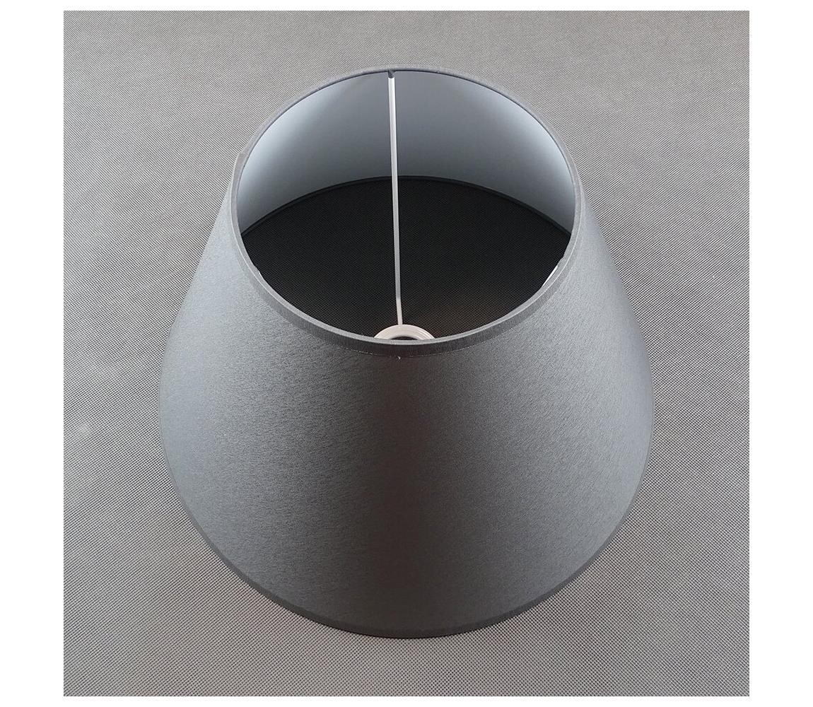 Náhradní stínidlo ke stolní lampě E27 šedá