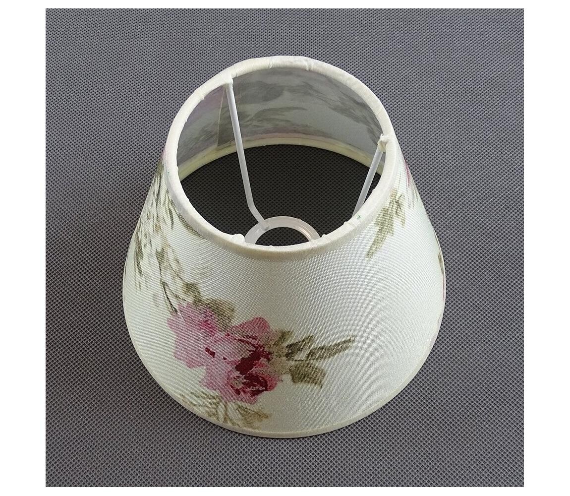 Náhradní stínidlo ke stolní lampě ROSA krémová/růžová