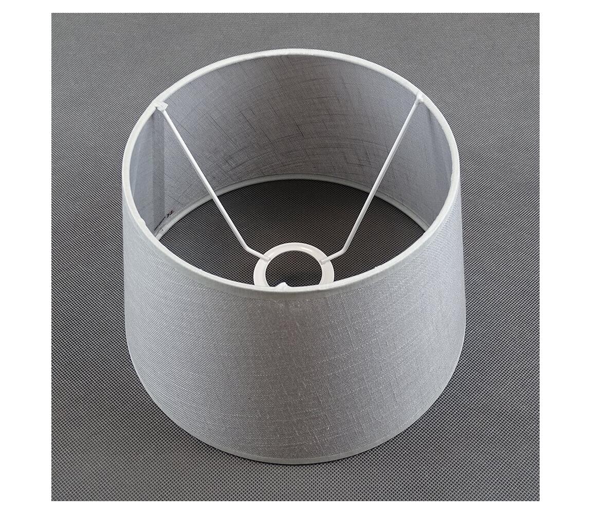 Náhradní stínidlo univerzální LORENZO E27 šedá