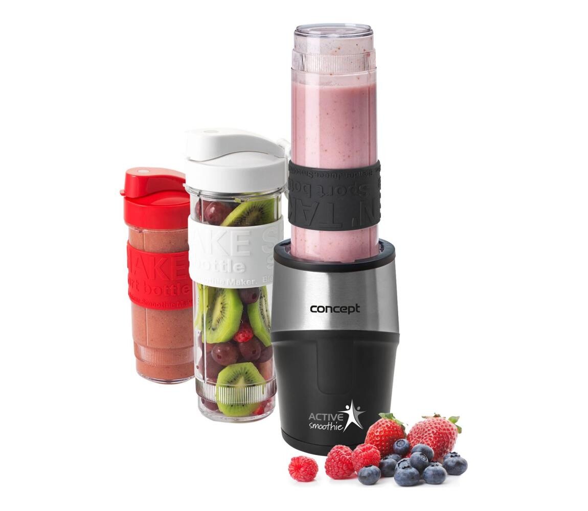 Concept Concept SM3385 - Smoothie mixér s příslušenstvím ACTIVE SMOOTHIE 500W/230V černá