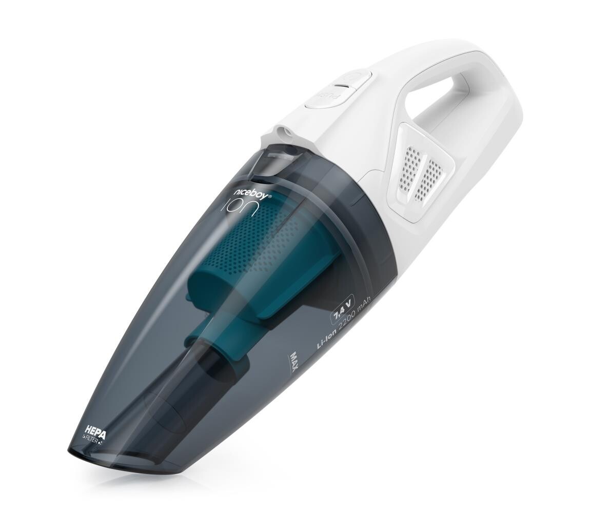 Niceboy Niceboy ION Hurricane R1 - Nabíjecí ruční vysavač 50W/2200 mAh bílá/modrá