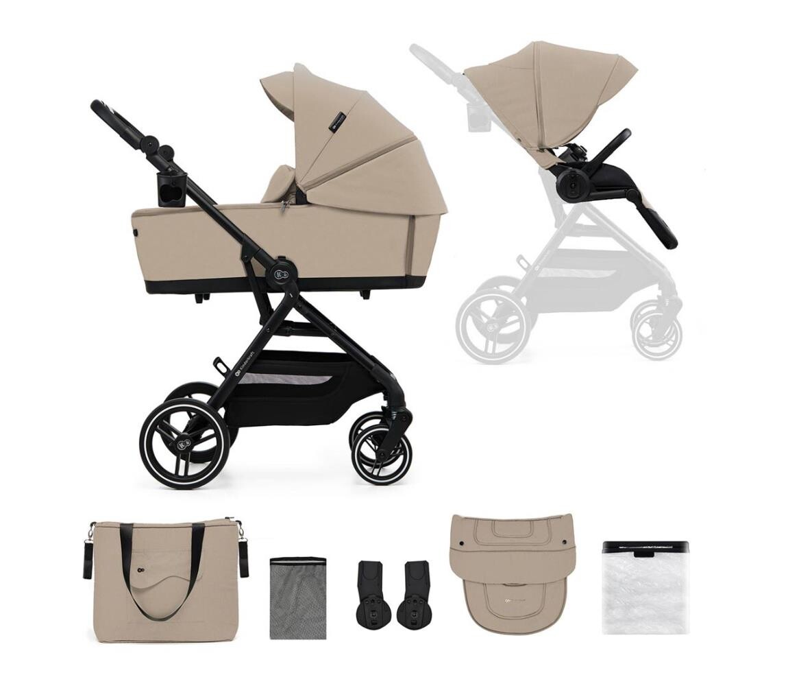 Kinderkraft KINDERKRAFT SELECT - Kombinovaný kočárek 2v1 YOXI Sand beige