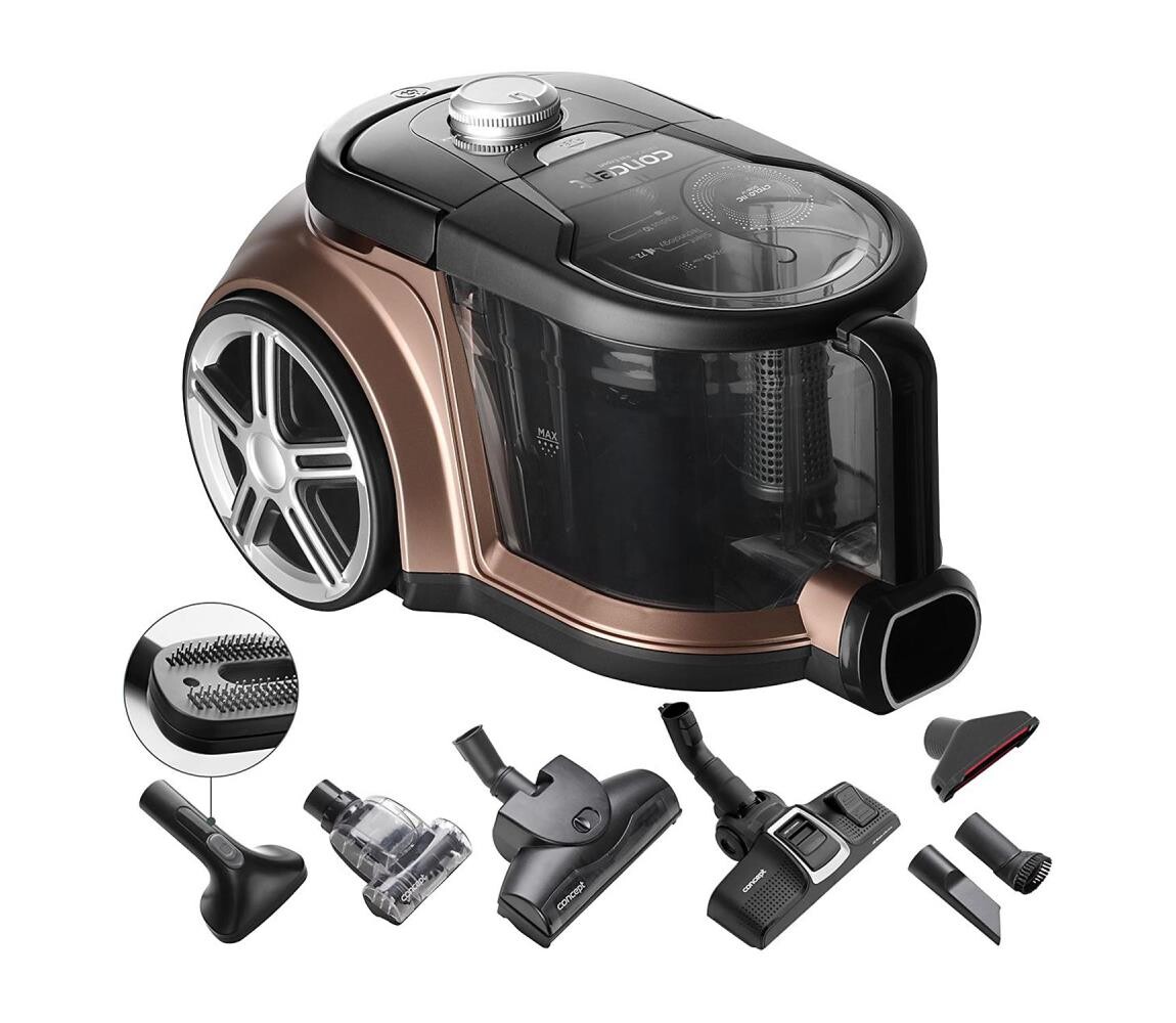 Concept Concept VP5240N - Bezsáčkový vysavač 4A RADICAL PET EXPERT 2,5 l 800W/230V bronz