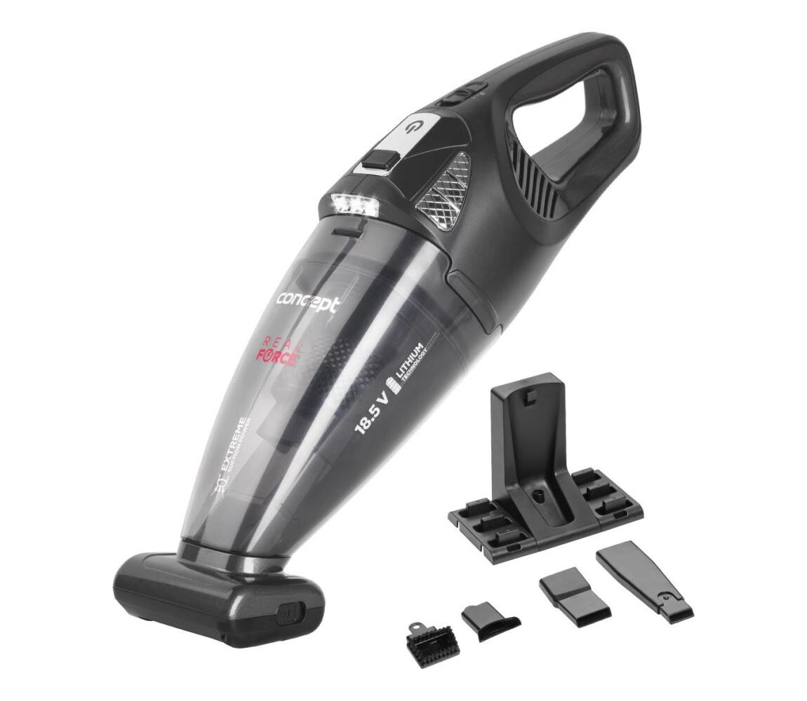 Concept Concept VP4380 - Ruční vysavač REAL FORCE 110W/18,5V 2200 mAh černá