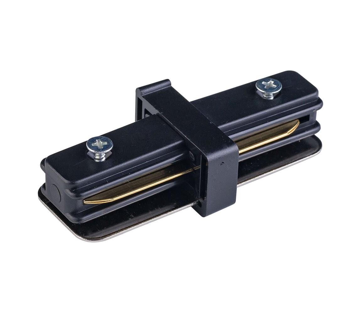 Koncovka lištového systému 1-fázová TRACER přímá černá