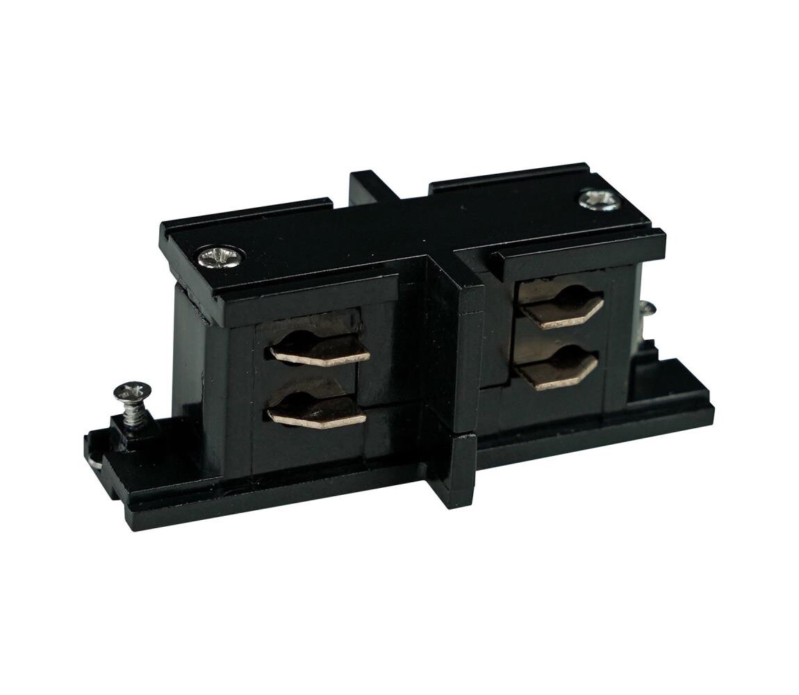 Koncovka lištového systému 3-fázová TRACER přímá černá