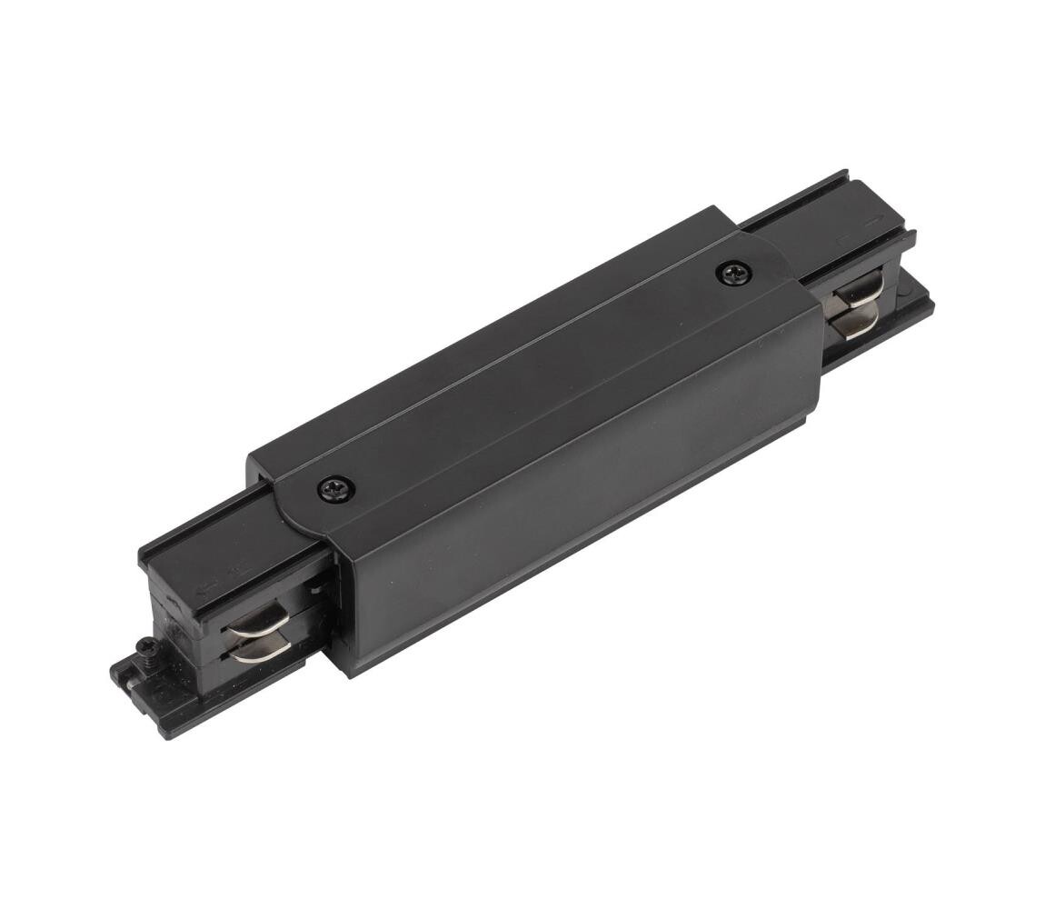 Koncovka lištového systému s napájecím připojením 3-fázová TRACER přímá černá