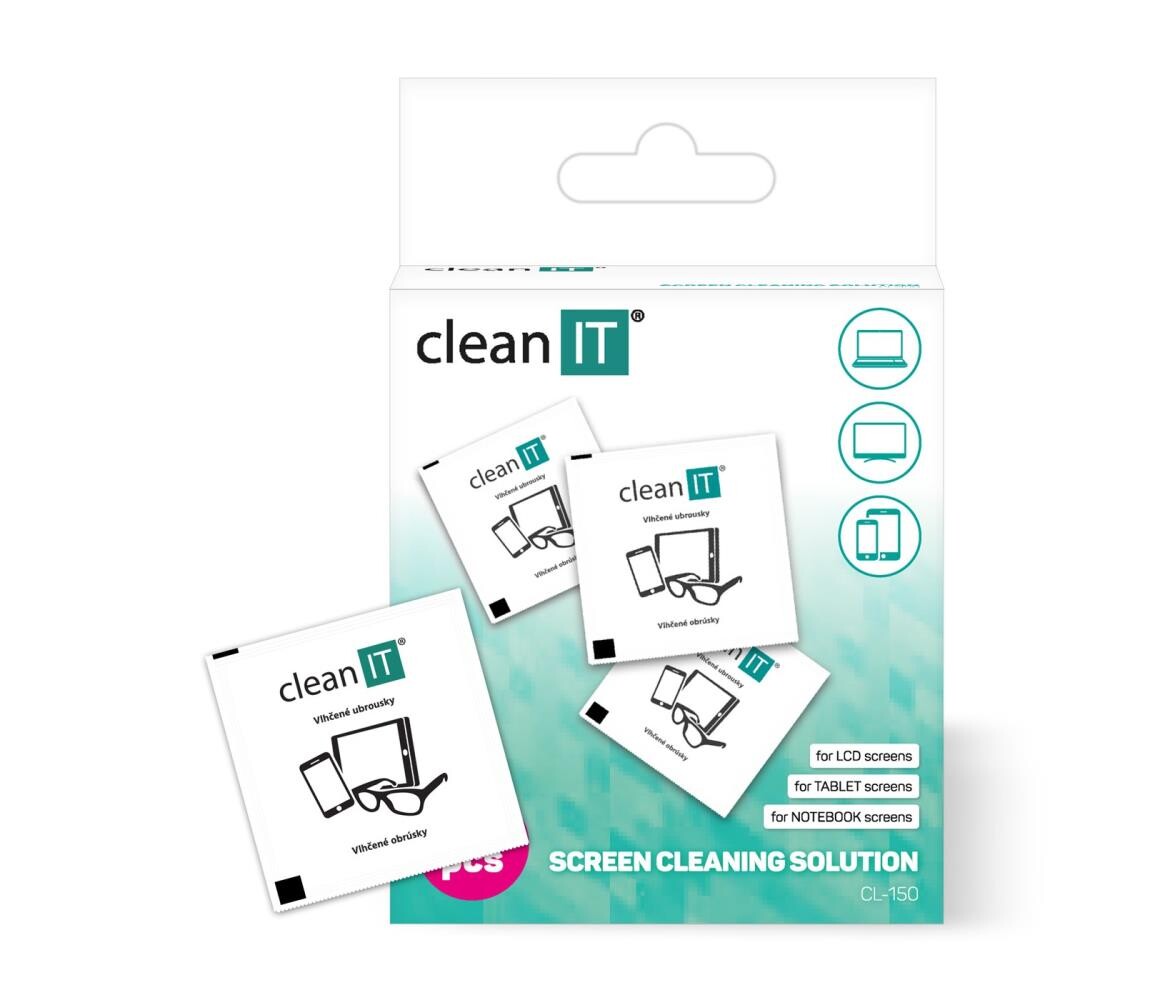 CLEAN IT CLEAN IT CL-150 - Čisticí ubrousky mokré kusové 52 ks