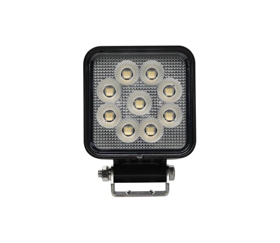 LED Bodové svítidlo pro automobil BLACK LED/36W/10-30V IP69 5700K hranatý