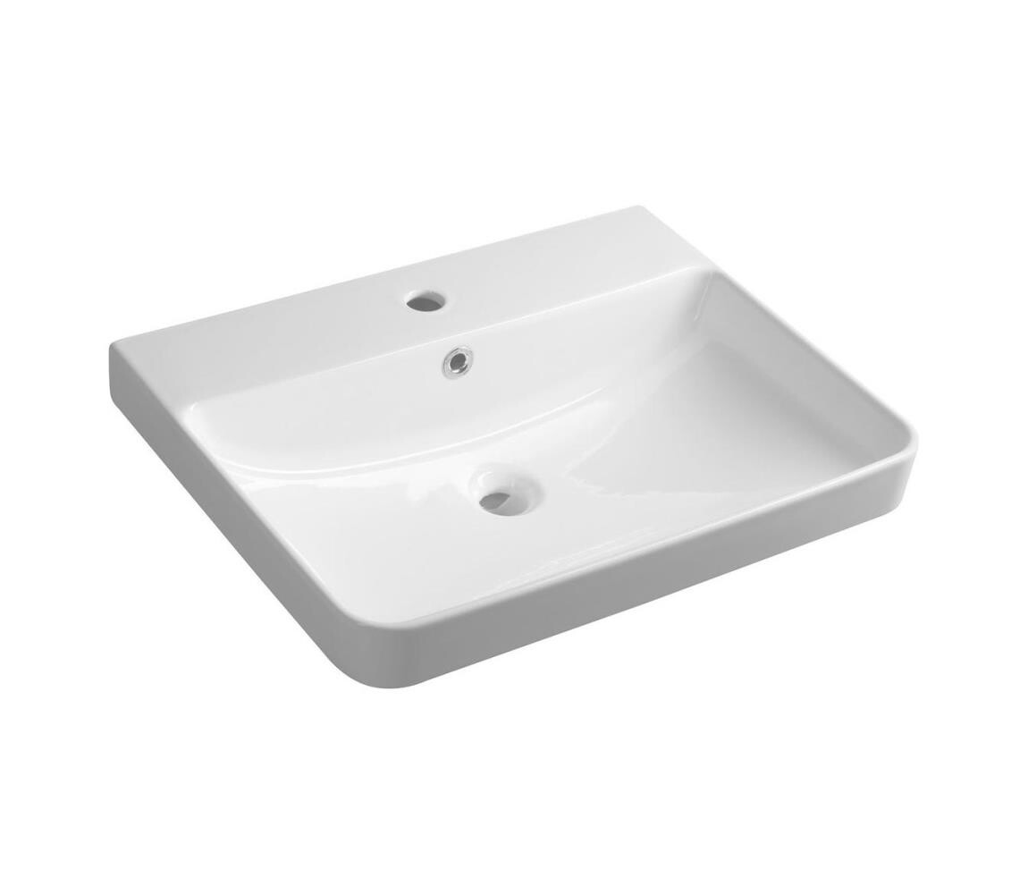 Bruckner Bruckner - Zápustné umyvadlo NERON 60x48 cm bílá