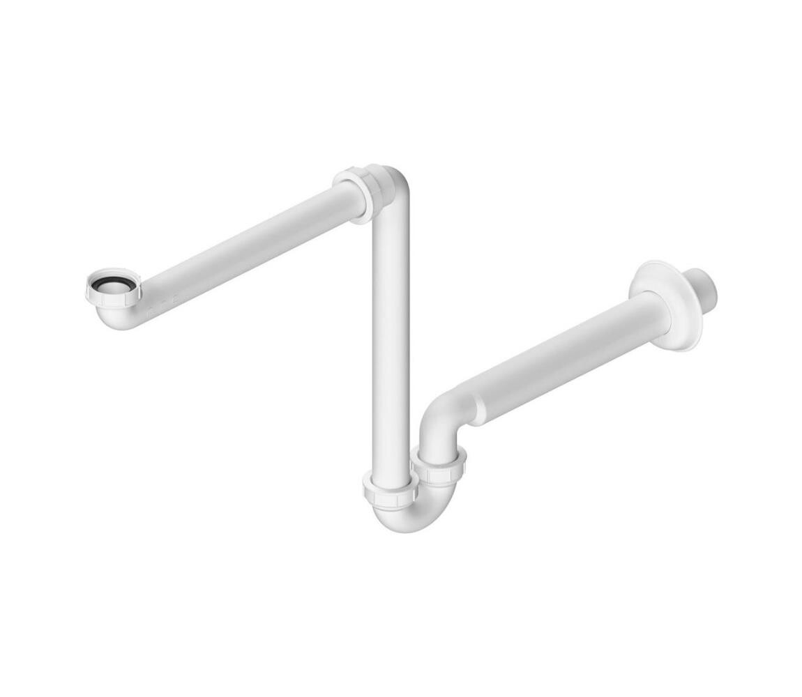 Bruckner Bruckner - Umyvadlový sifon nábytkový DN32 bílá