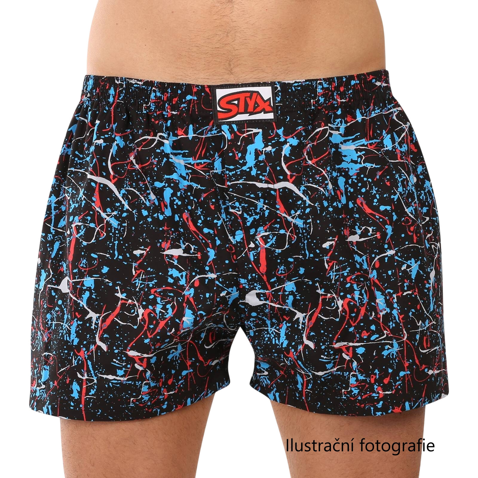 2. jakost pánské trenky Styx Biggie Art 4XL, trenýrky