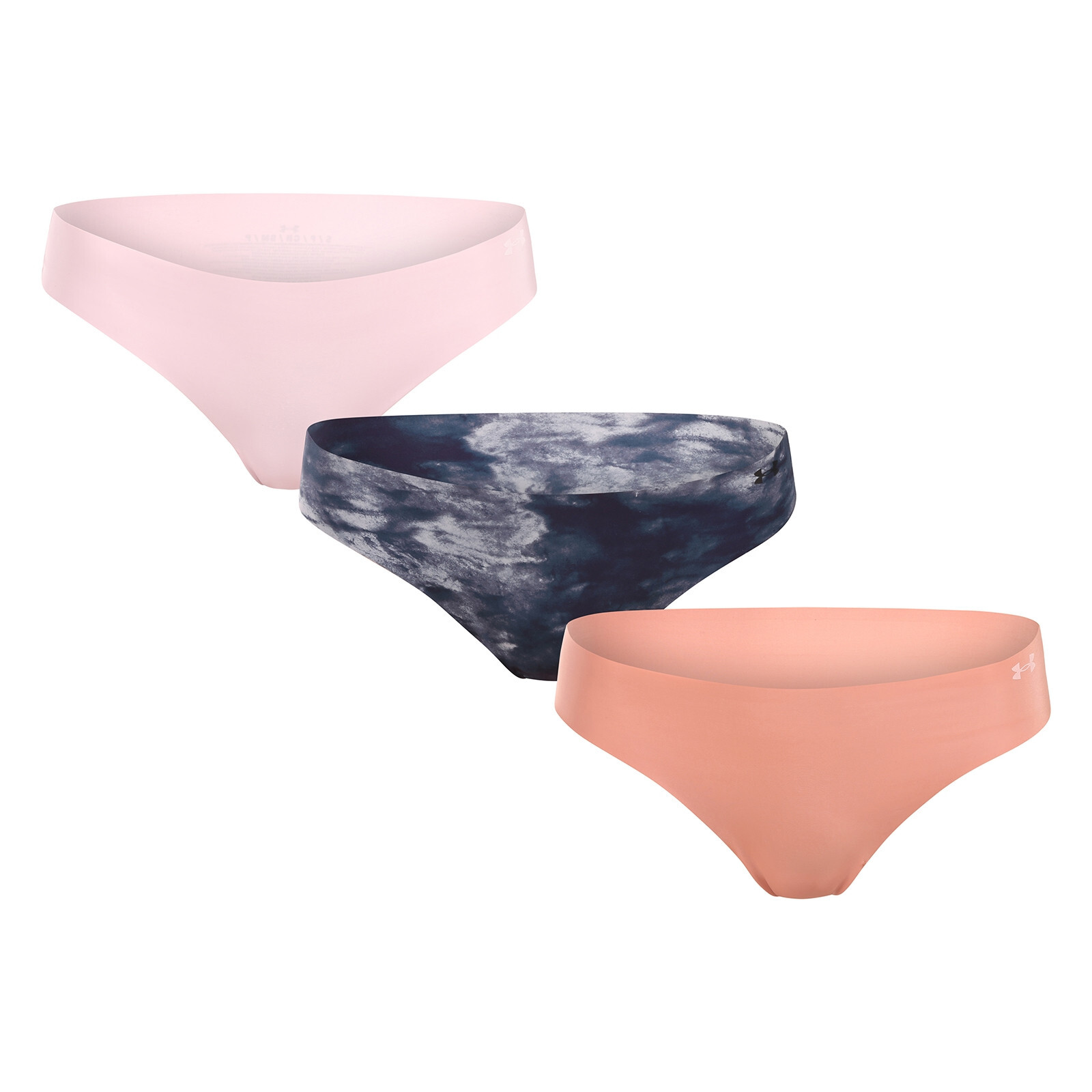 3PACK dámská tanga Under Armour vícebarevná (1383894 044) L