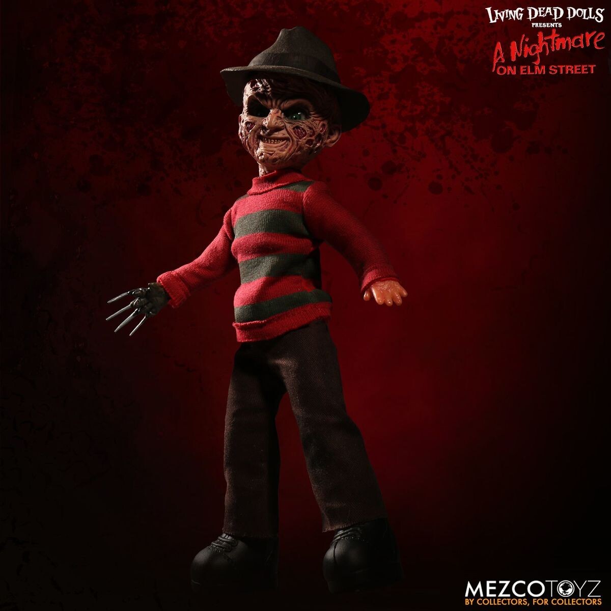 figurka Noční můra z Elm Street - Talking Freddy Krueger - Living Dead Dolls