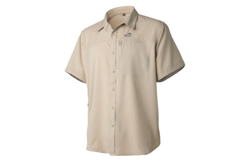 Košile s krátkým rukávem Ezmar Light khaki XXXL