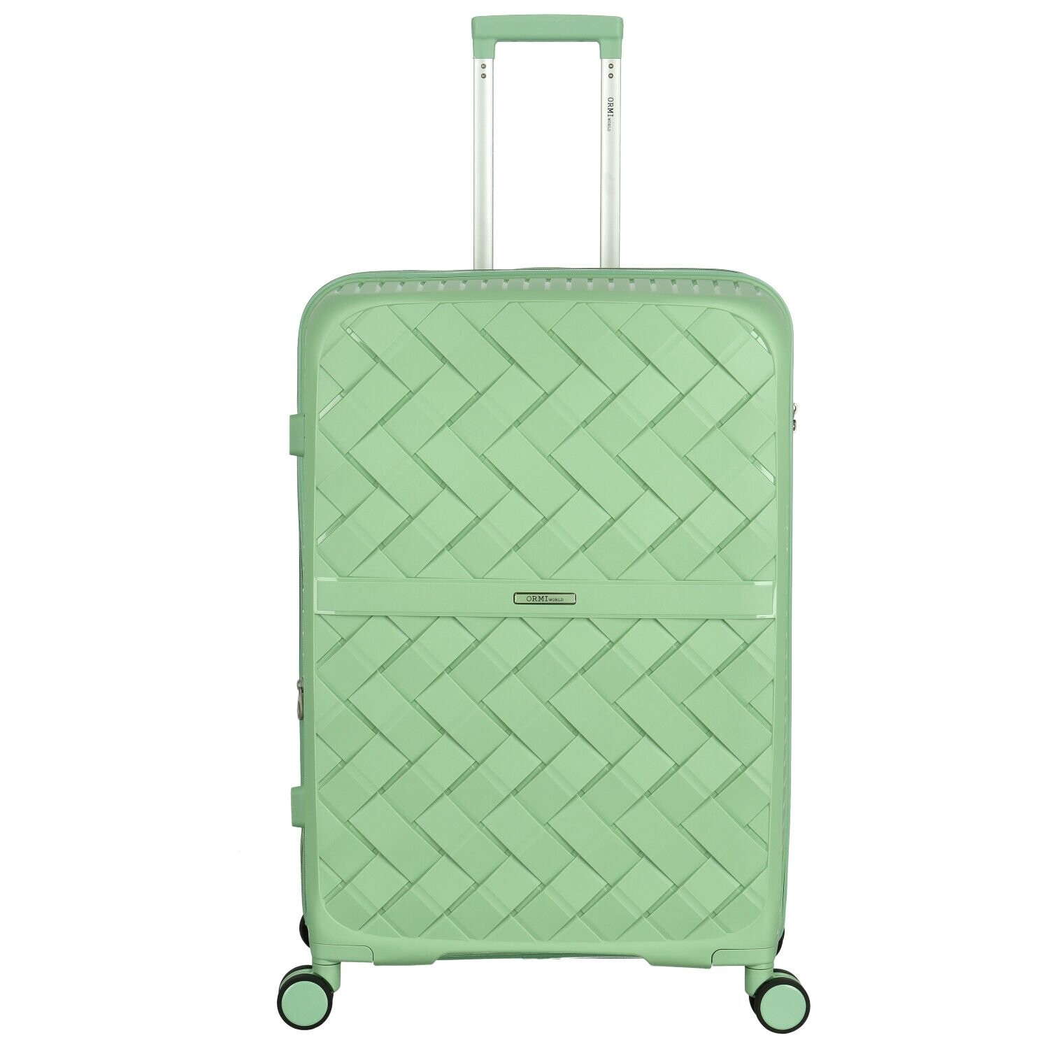 Cestovní plastový kufr světle zelený - Ormi Ikar L zelená