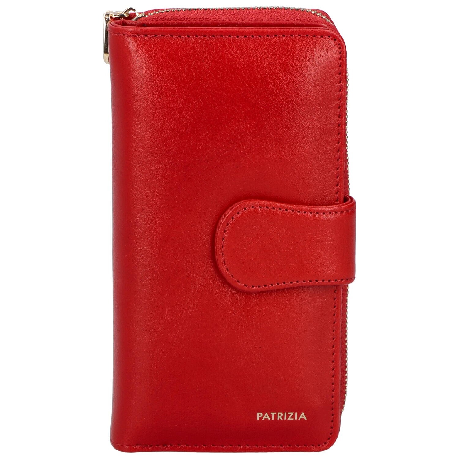 Dámská kožená peněženka červená - Patrizia Tora červená