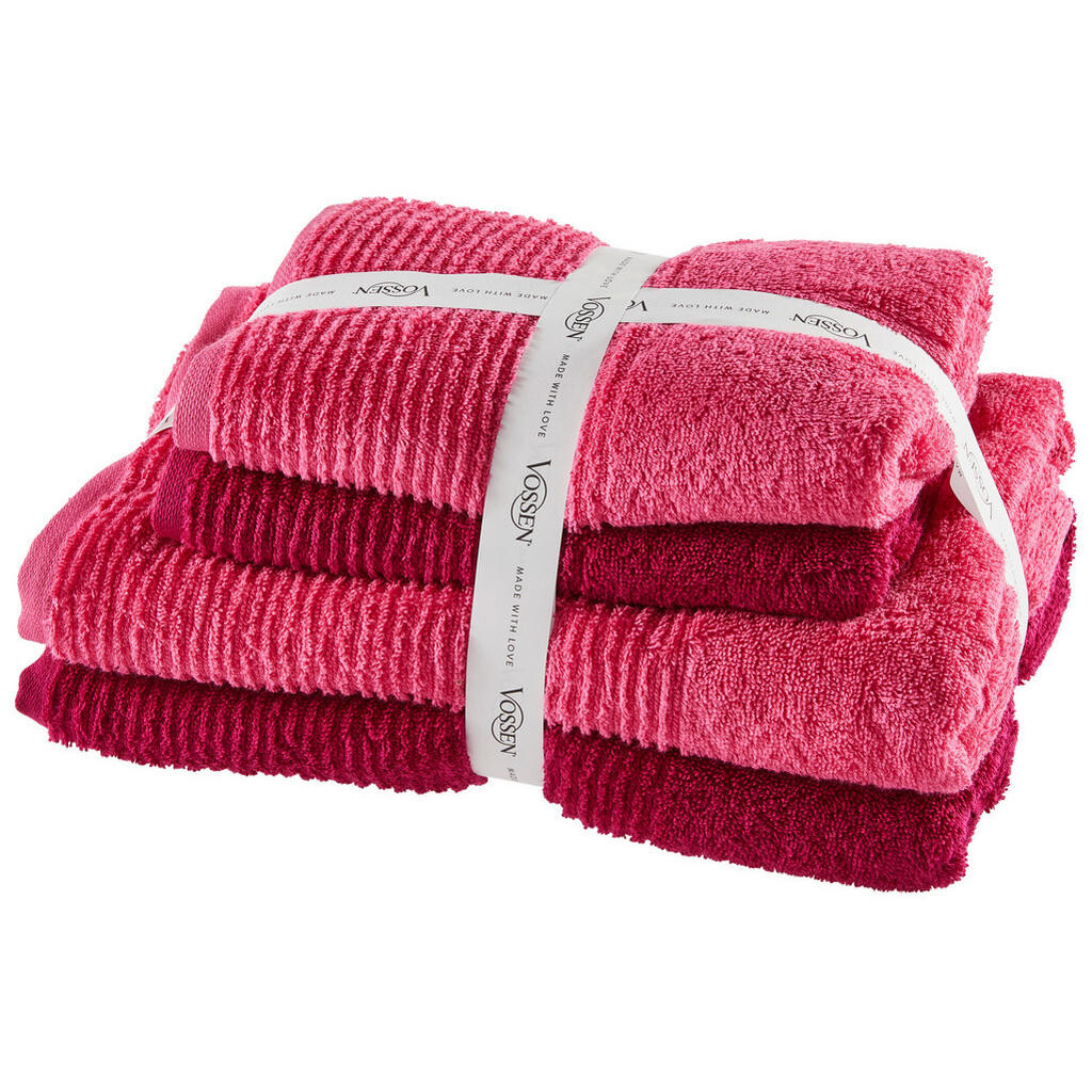 Vossen SADA RUČNÍKŮ A OSUŠEK, růžová