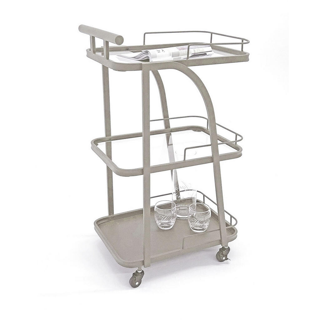 XXXL SERVÍROVACÍ VOZÍK, světle šedá, 35/45/79 cm