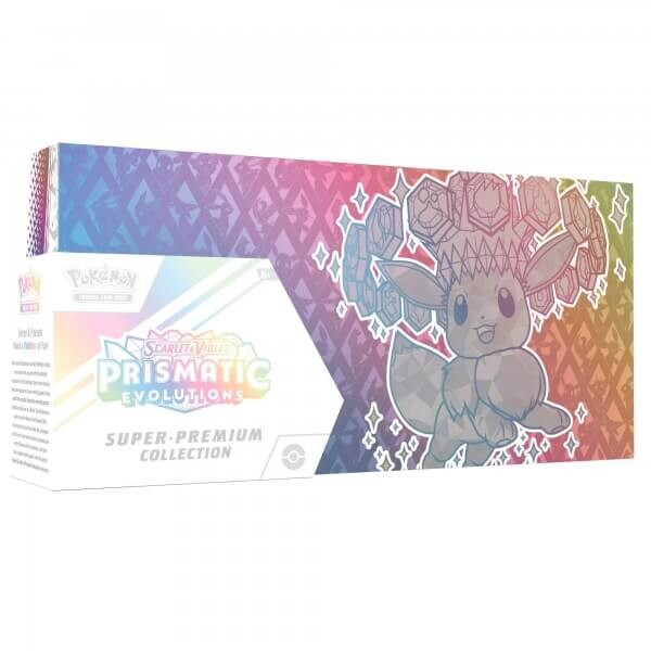 Pokémon Prismatic Evolutions Eevee Super Premium Collection - Pokémon karty
