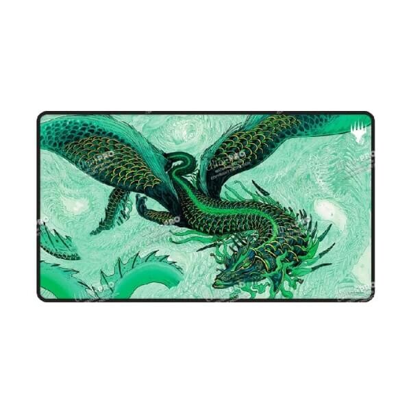 Hrací podložka MTG - Tarkir Dragonstorm Teval, Arbiter of Virtue (obšitá)