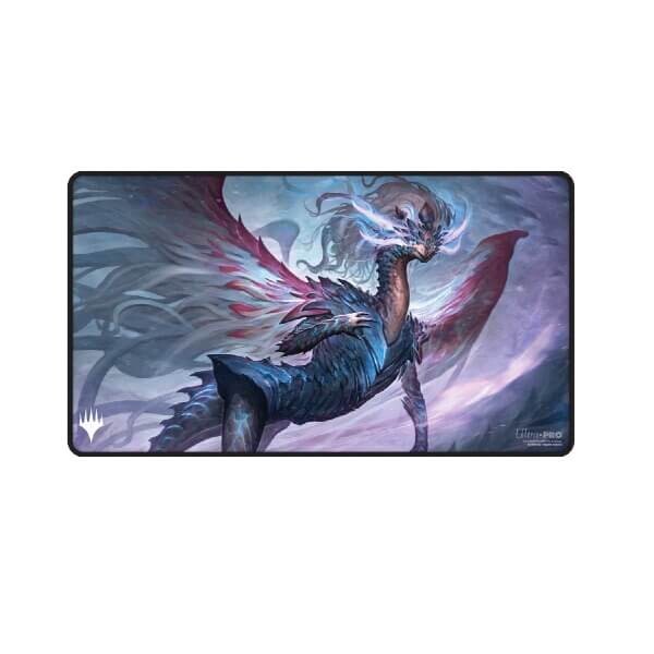 Hrací podložka MTG - Tarkir Dragonstorm - Shiko, Paragon of the Way (černě obšitá)