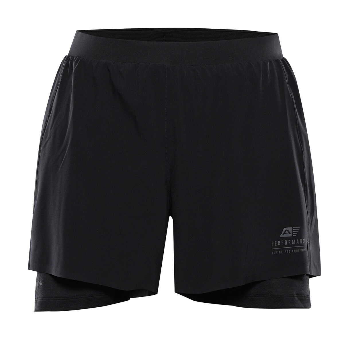 Pánské rychleschnoucí kraťasy s cool dry alpine pro gajer černá s