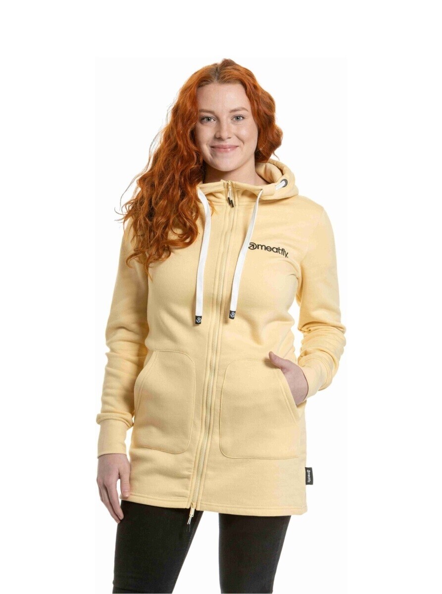 Dámská mikina meatfly clair žlutá xs