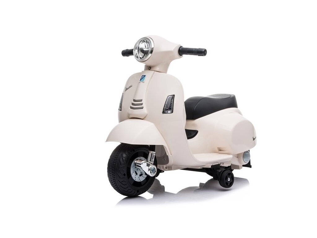 mamido Dětský elektrický skútr Vespa 300 Mini bílý