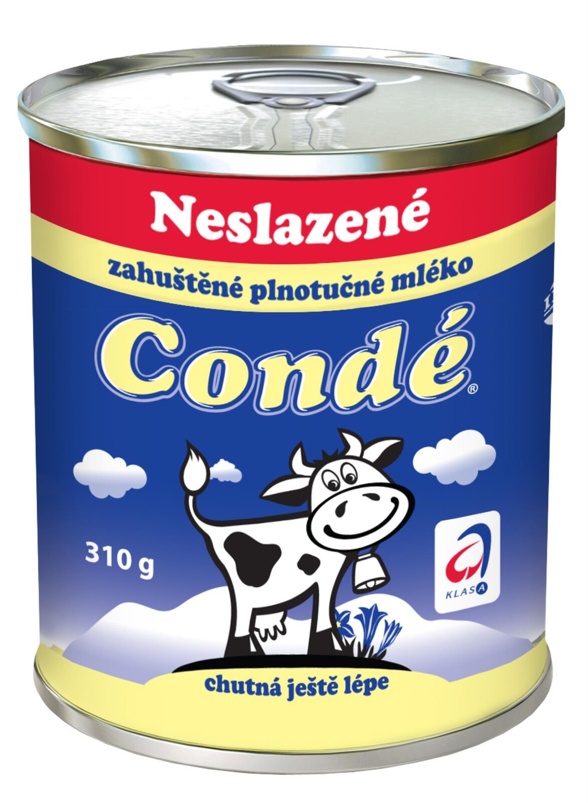BOHEMILK Zahuštěné mléko Condé - neslazené, 8 % plech, 310 g
