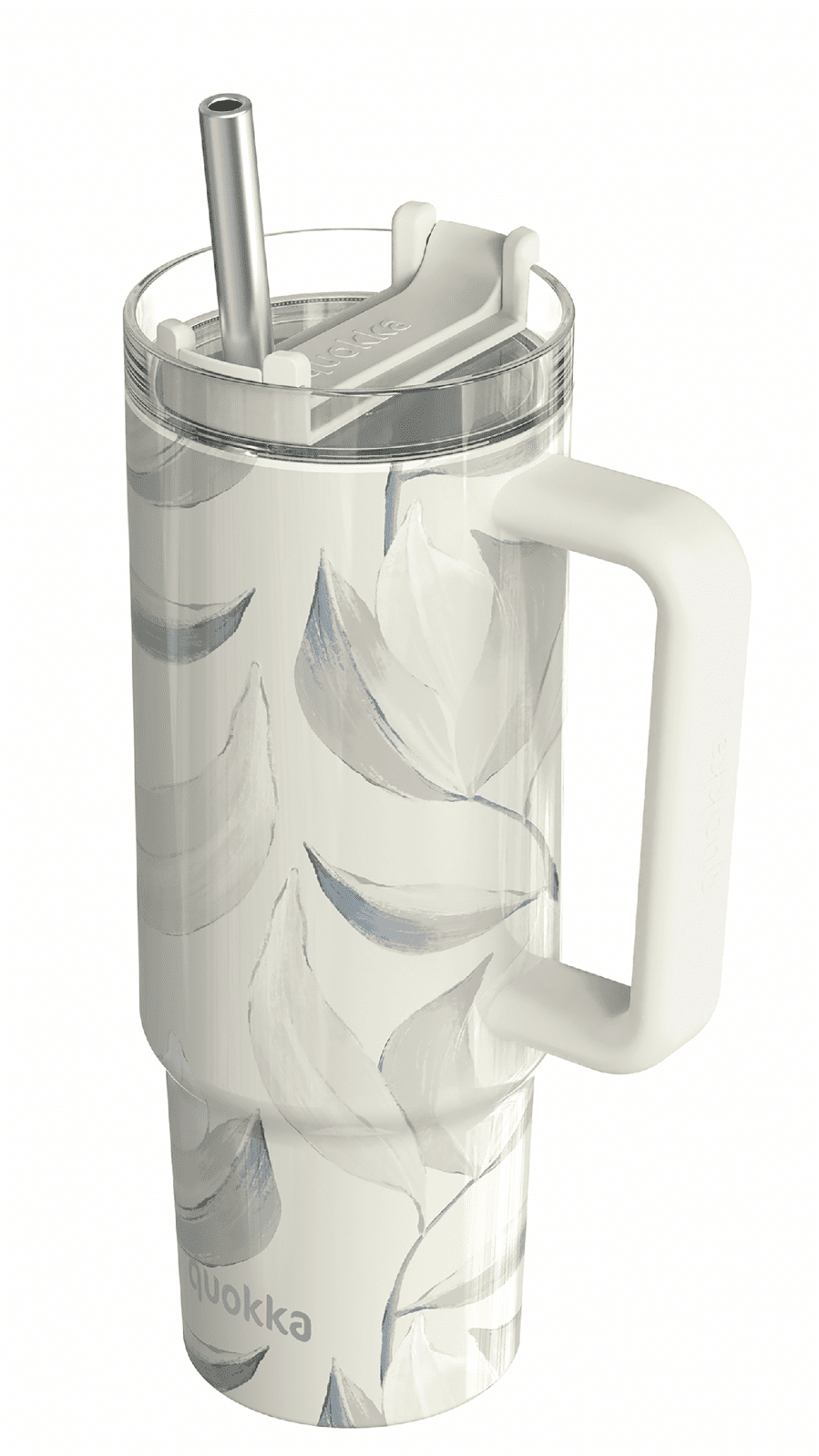 Quokka Nerezový termohrnek s brčkem Stream cotton 1200 ml