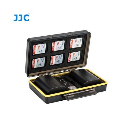 JJC box na karty a baterie