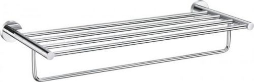 SLEZAK-RAV Polička na ručníky s hrazdou 640,6 mm, chrom COA0704