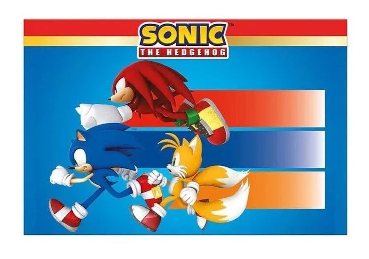 Sonic ubrus plastový 180 cm x 120 cm